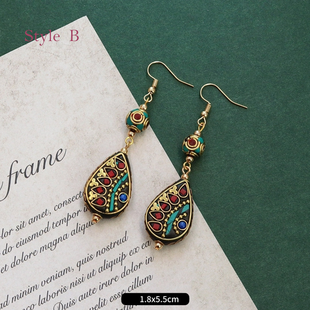 Vintage Nepal style earrings