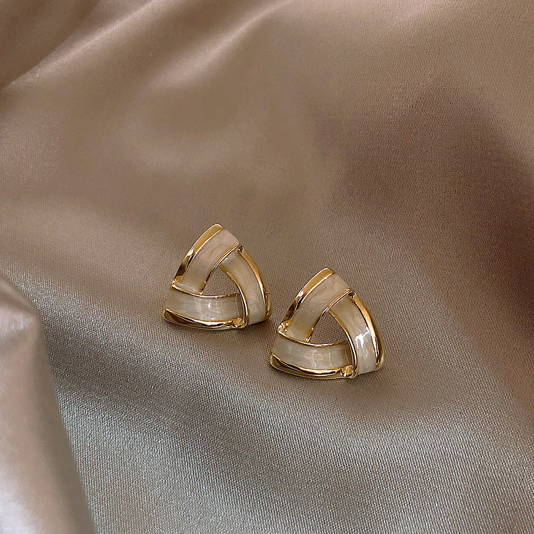 Simple triangle dripping Earrings