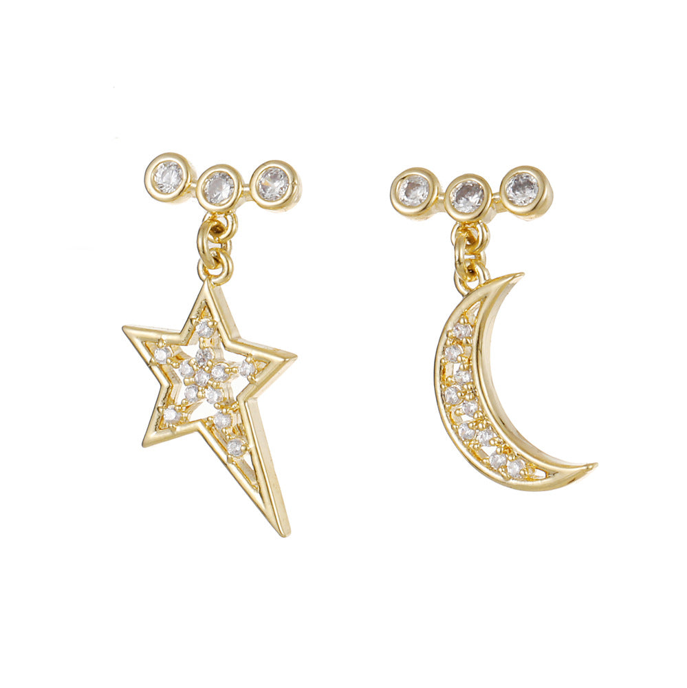Zircon Star Earrings