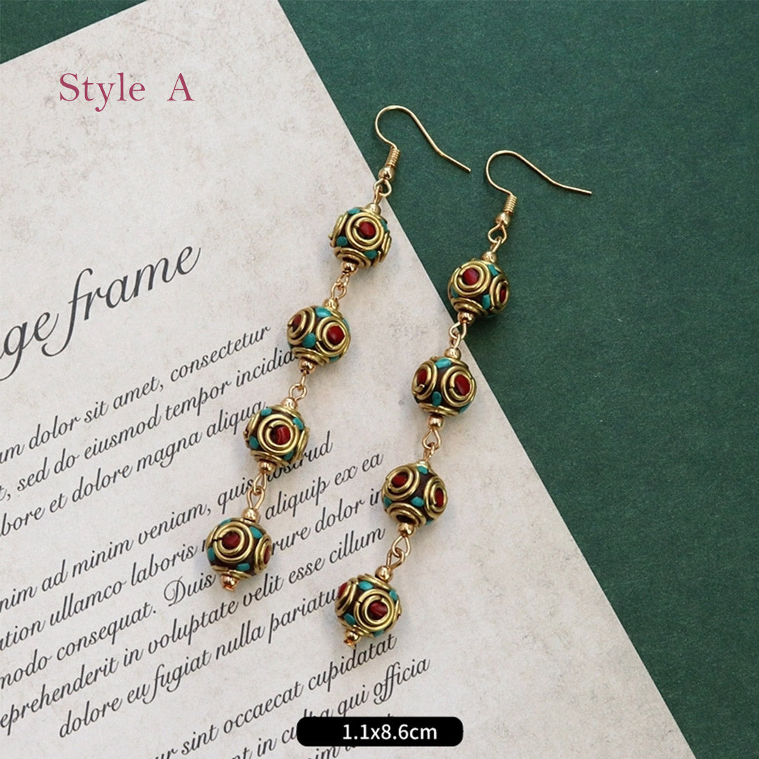 Vintage Nepal style earrings