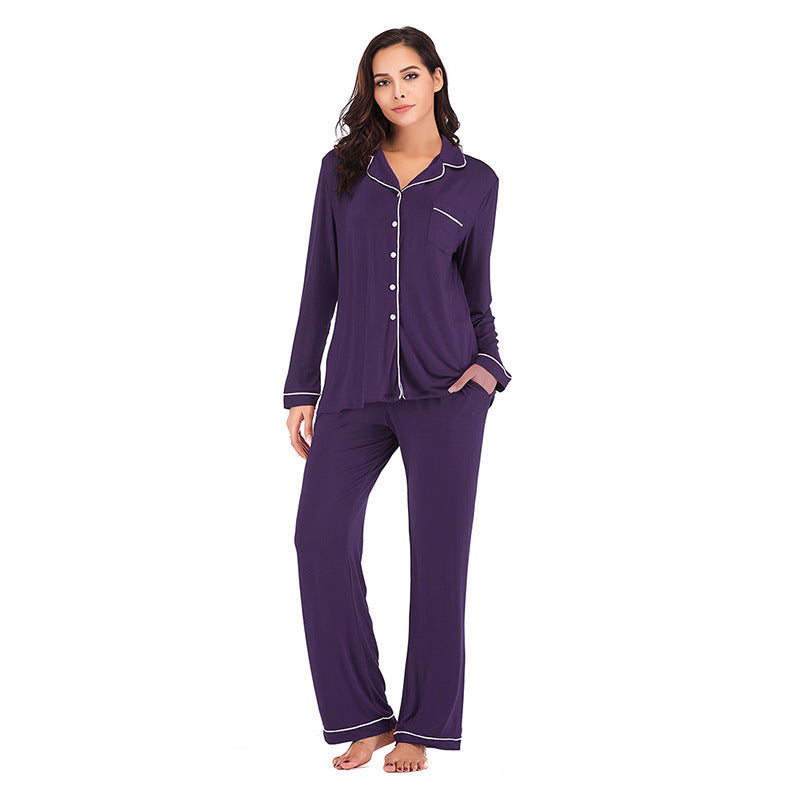 Satin Button Down Silk Soft Pajamas Sets
