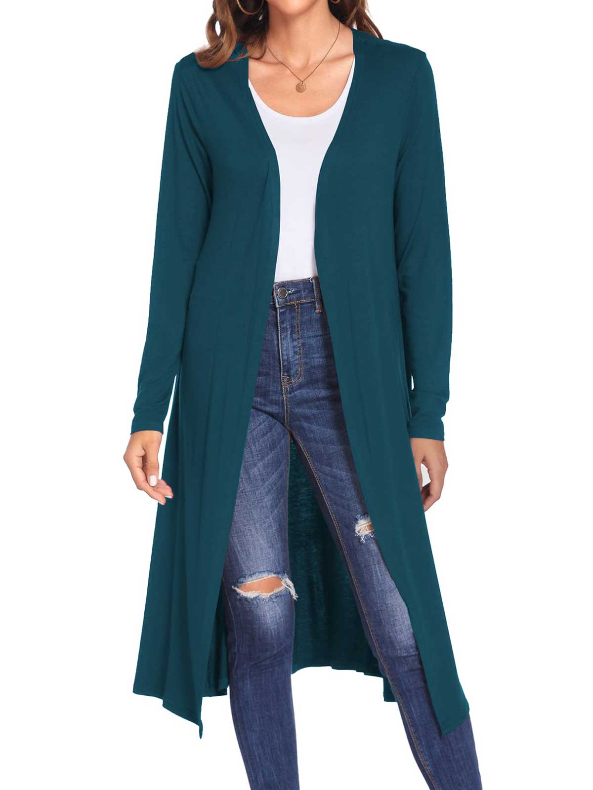 Open Front Lightweight Cardigan