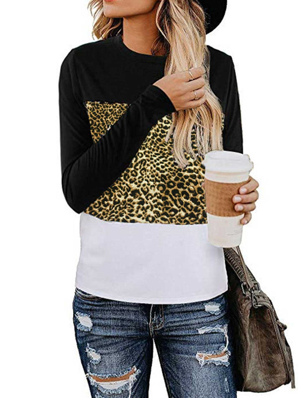 Leopard Print Block Tops