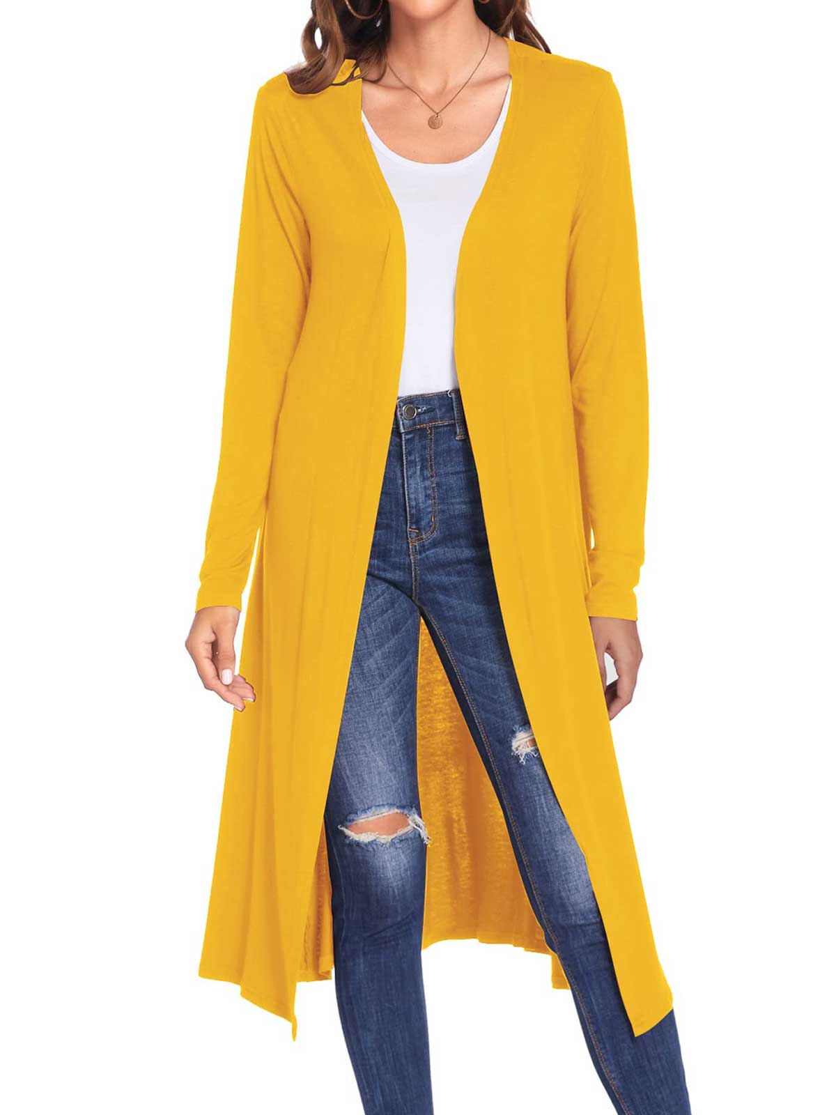 Open Front Lightweight Cardigan