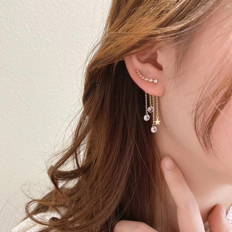 Multi-Layer Chain Earrings