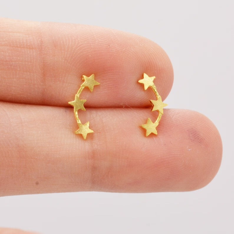 Tiny Star Earrings