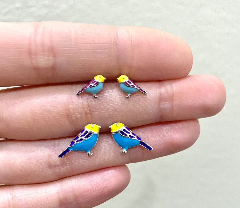 Tiny Bird Earrings