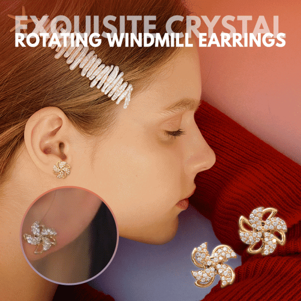 Rotating Windmill Earrings