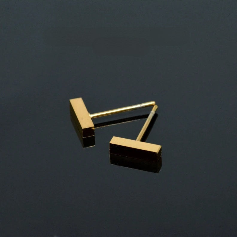 Slim Bar Studs Earrings