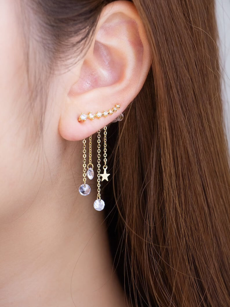 Two-Way Gold Star Ear