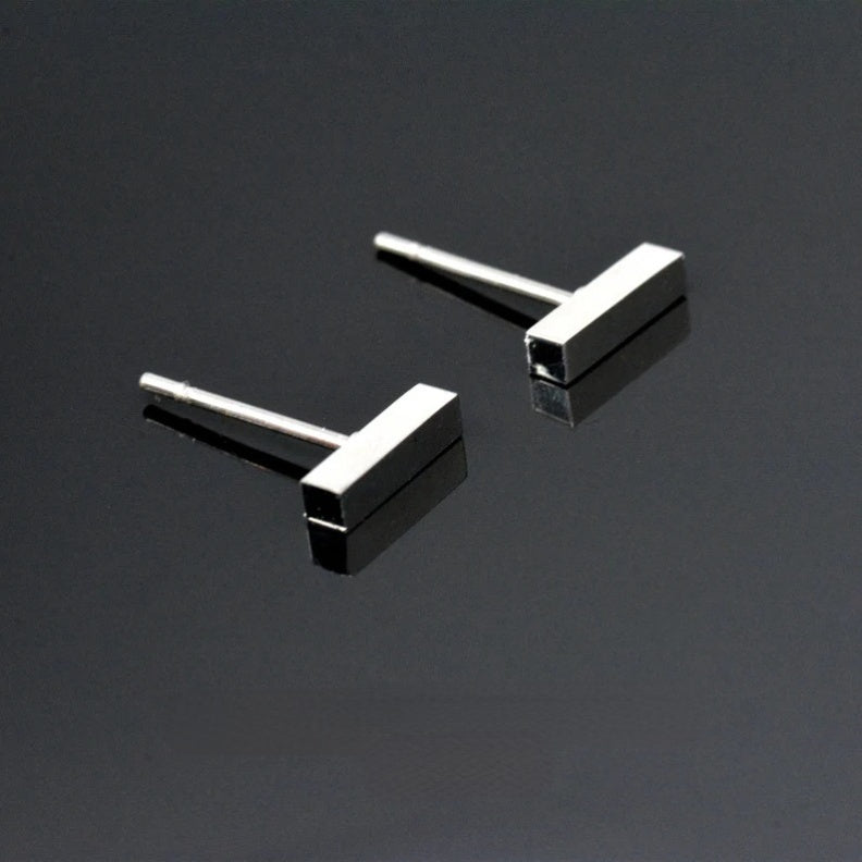 Slim Bar Studs Earrings