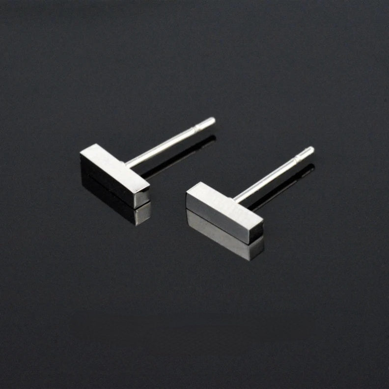 Slim Bar Studs Earrings