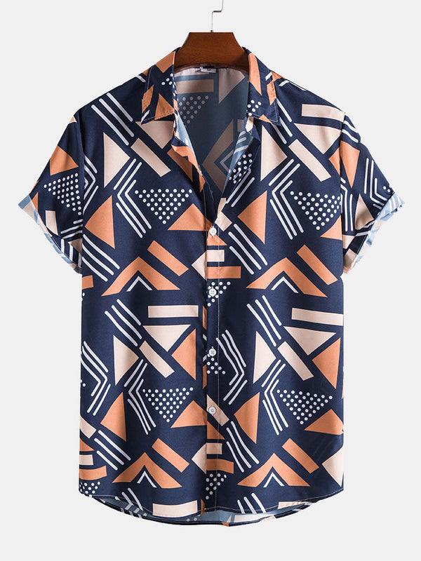 Geometric Print Shirt