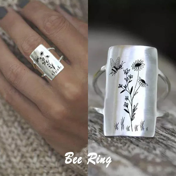 S925 Sterling Silver Hummingbird Ring - Gift For Animal Lover🐦