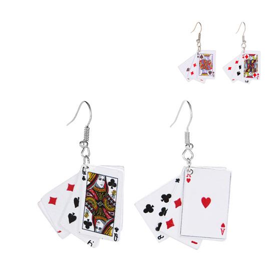 Personality Poker Earrings