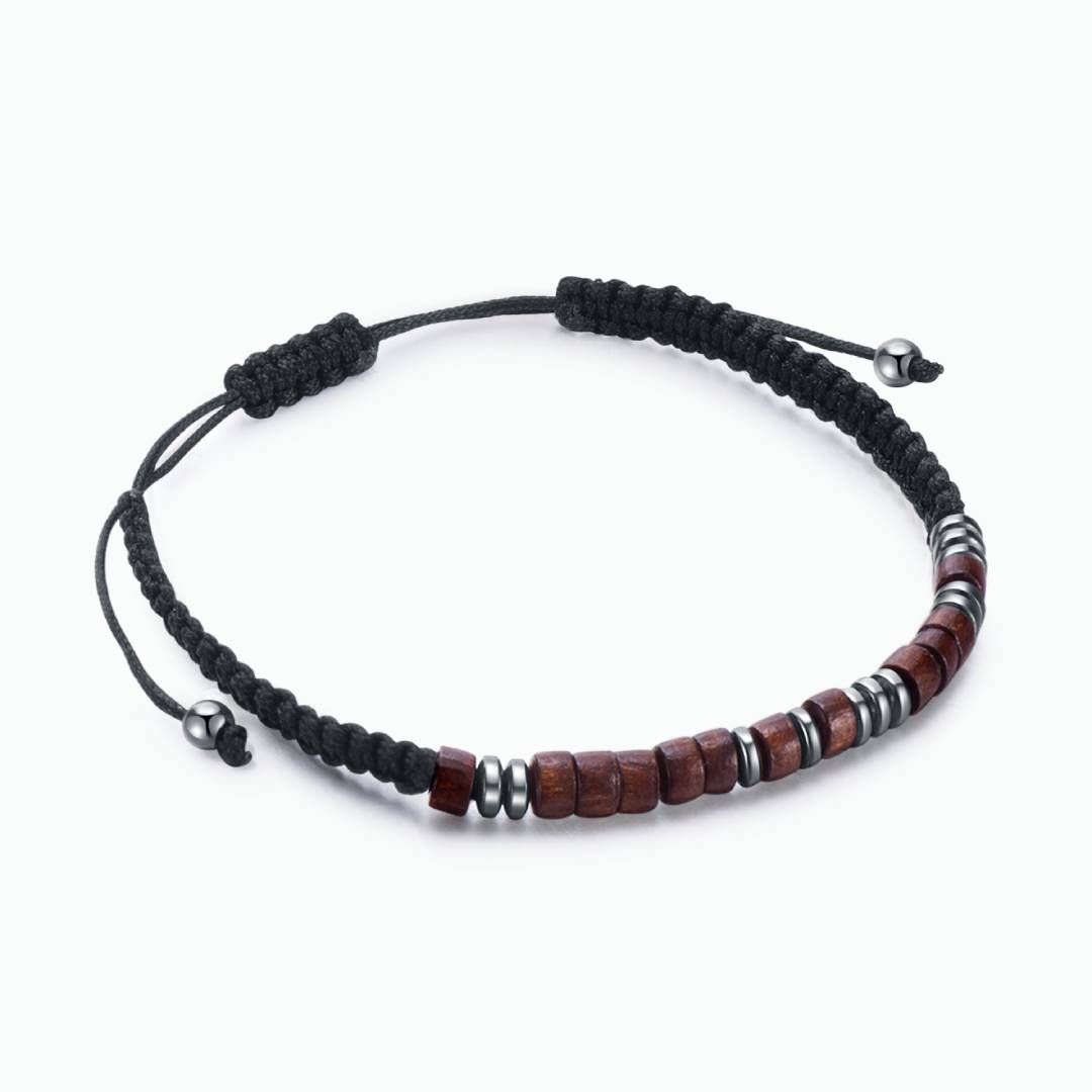 To My Grandson, I Love You Morse Code Bracelet