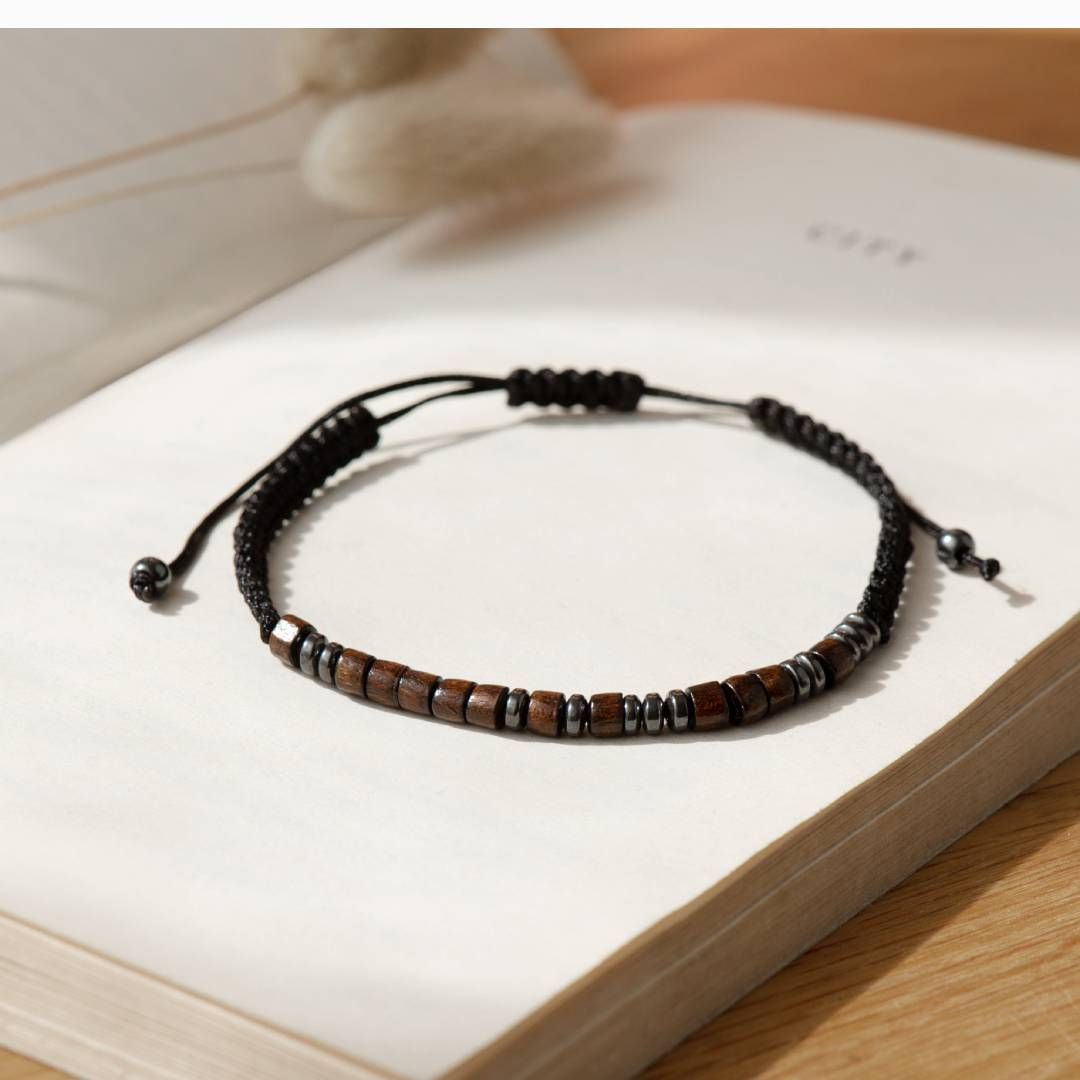 To My Grandson, I Love You Morse Code Bracelet