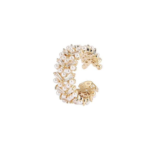 Eliora Crystal Pearl Ring