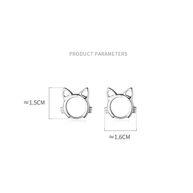 Cat Ear Buckle Earrings