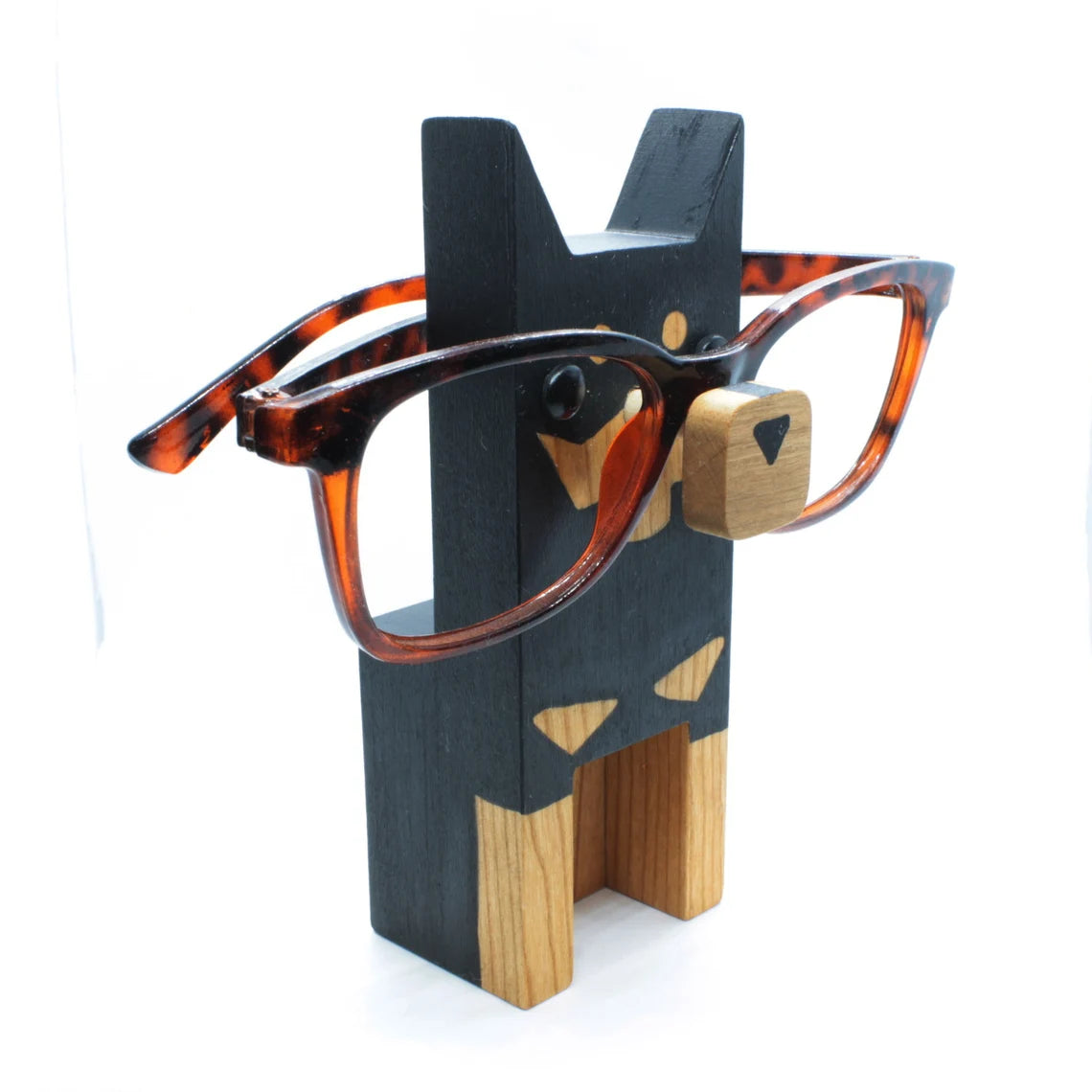 Doberman Pinscher Glasses Handmade Holder Art Gift