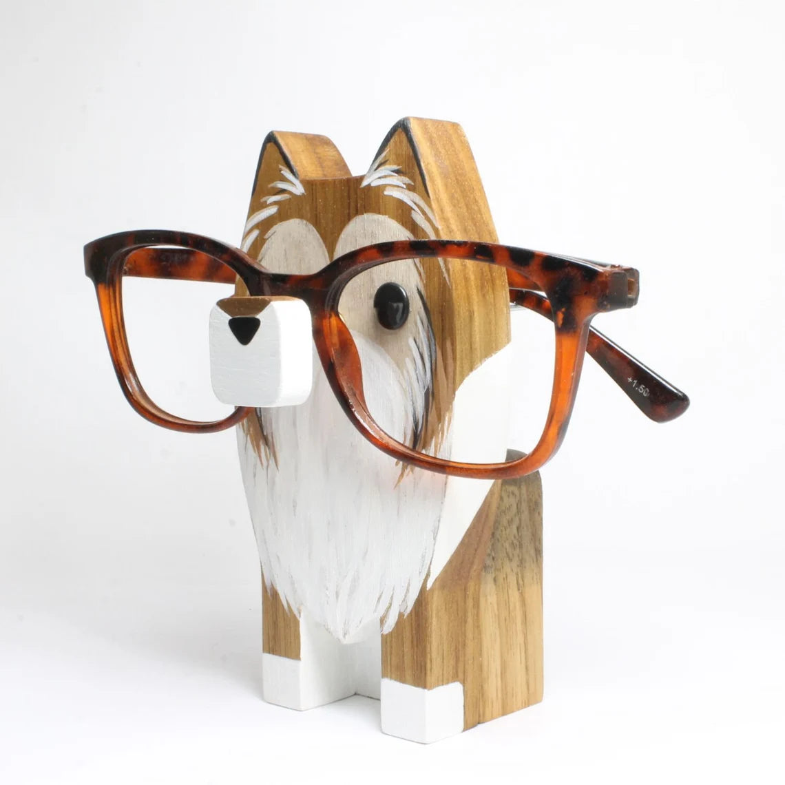 Collie Dog Glasses Handmade Holder Art Gift
