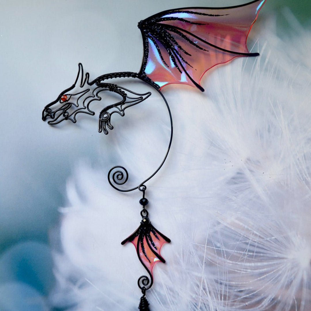 Dragon ear cuff dangle