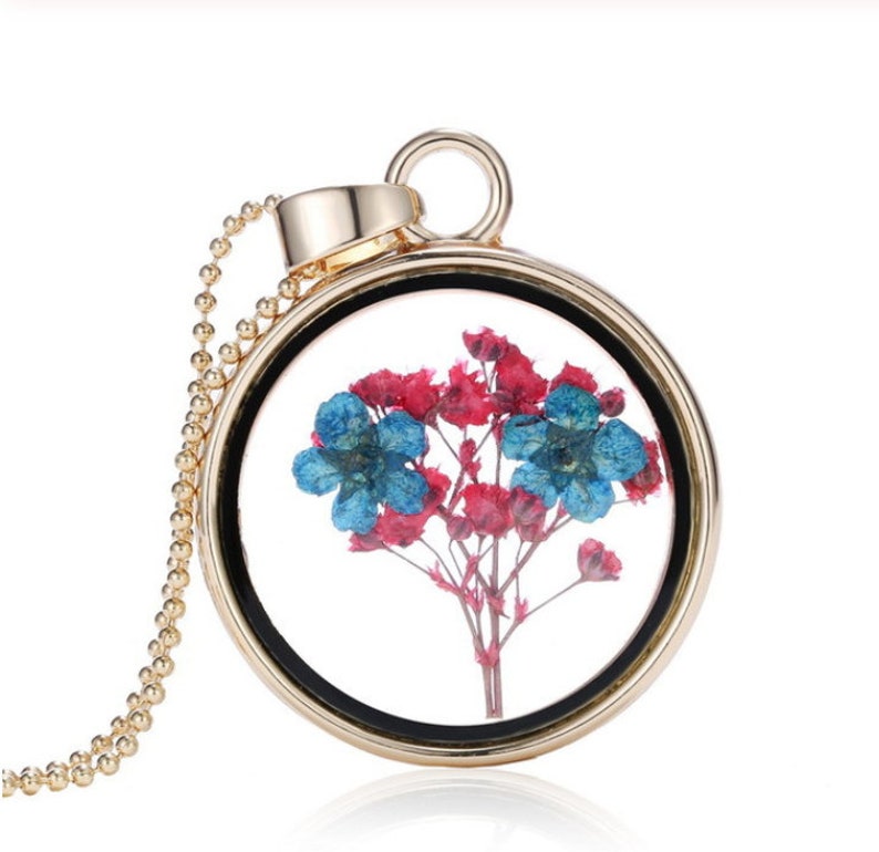 Dried Floral Necklace