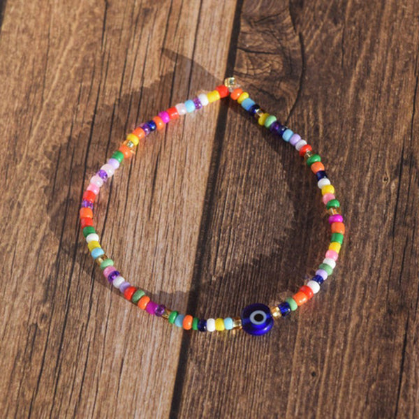 Lucky Evil Eye Beaded Bracelet