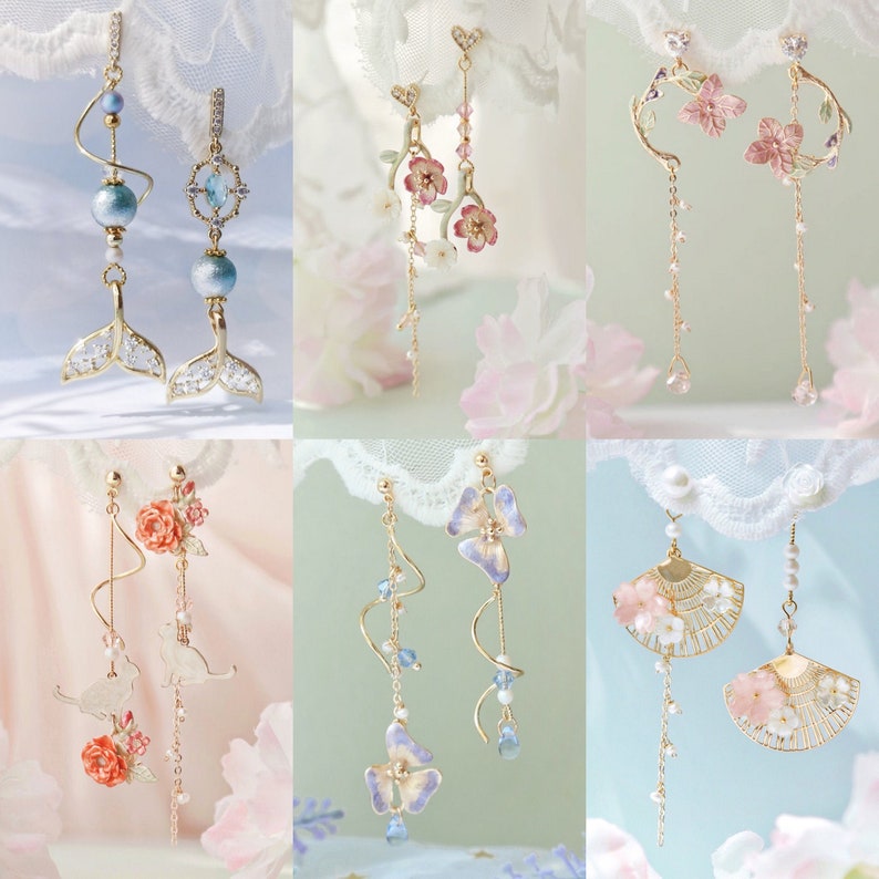 Flower earrings