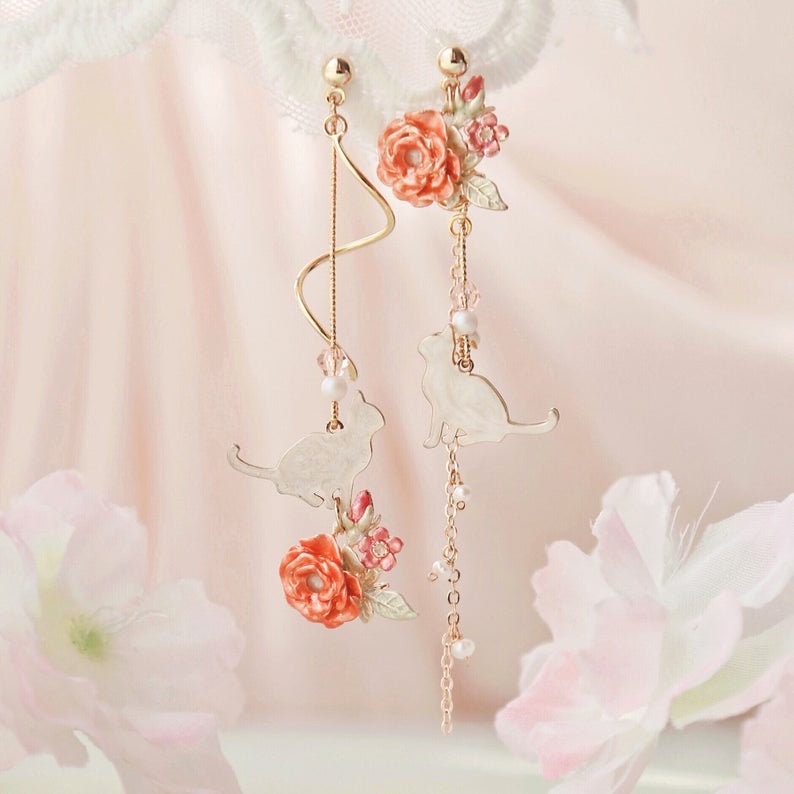 Flower earrings