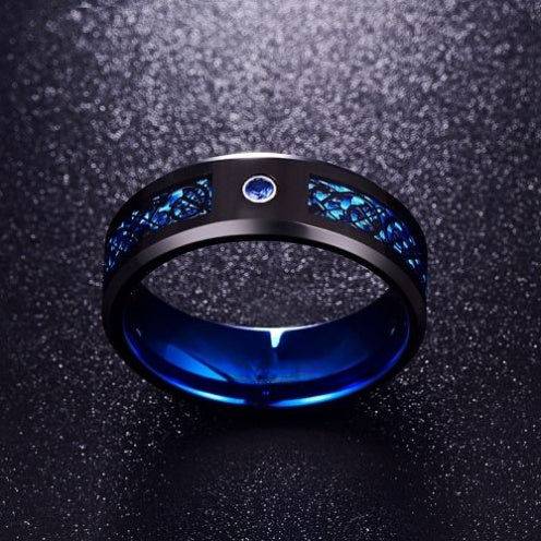 Firestone Dragon's Eye Tungsten Carbide Ring