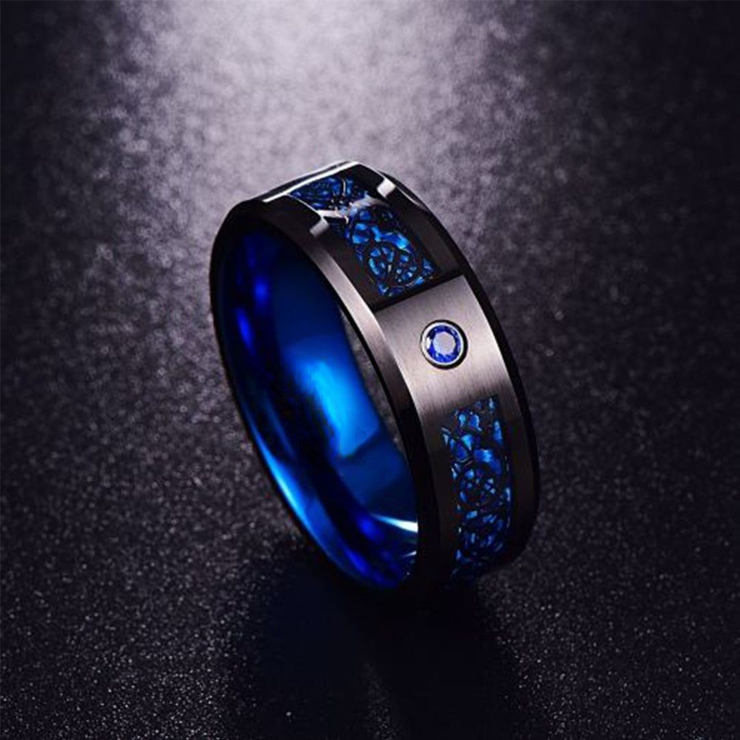 Firestone Dragon's Eye Tungsten Carbide Ring