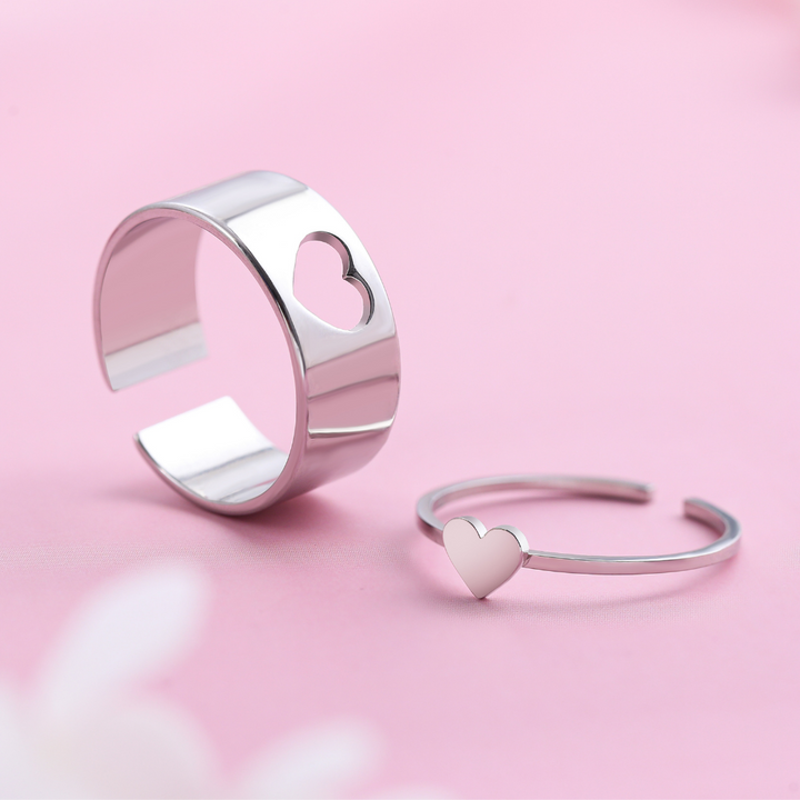 Matching Hearts Rings