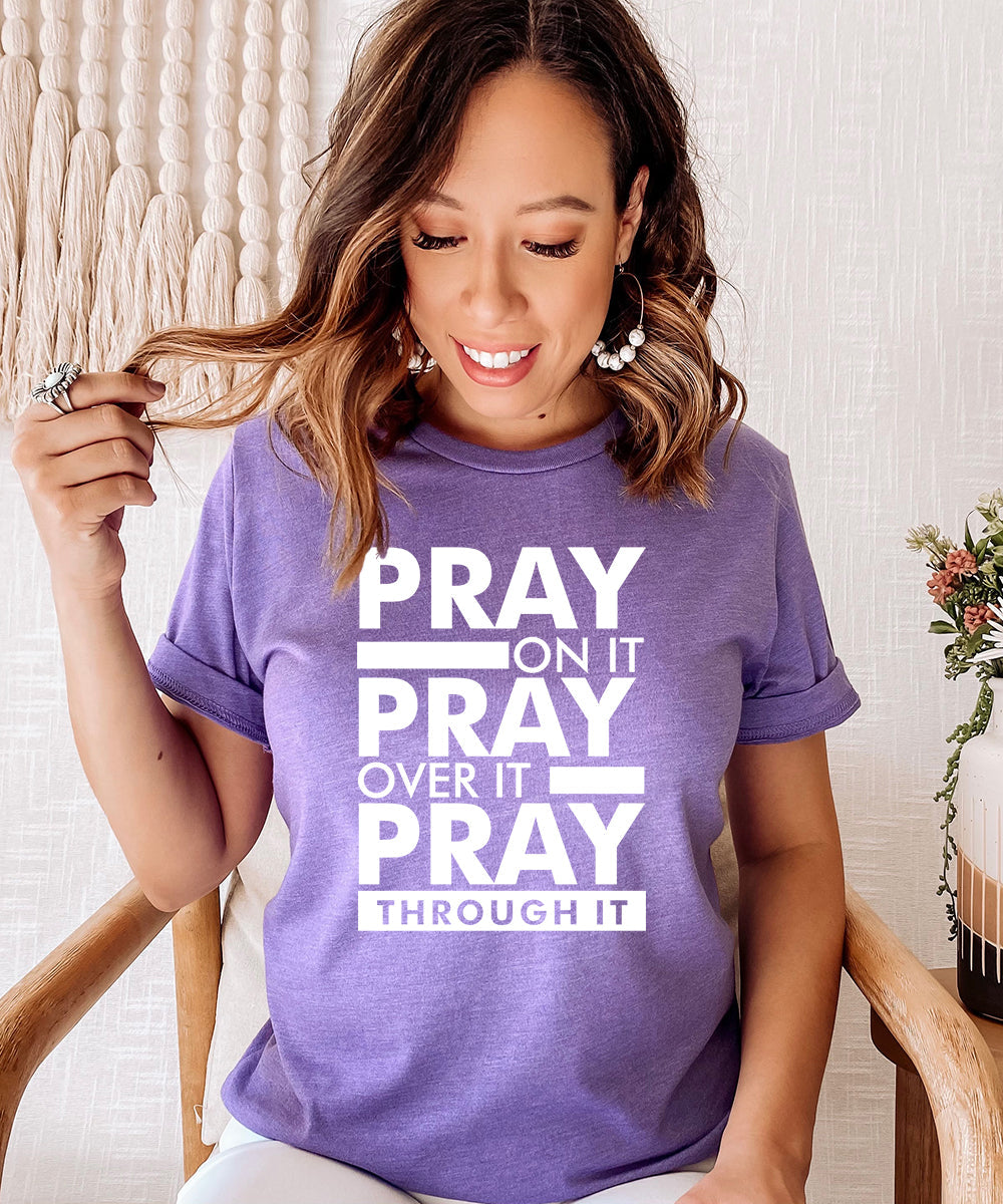 'Pray On It' Unisex Relax Fit T-Shirt