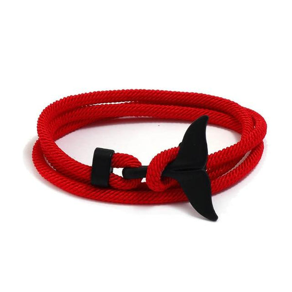 Whale tail bracelet