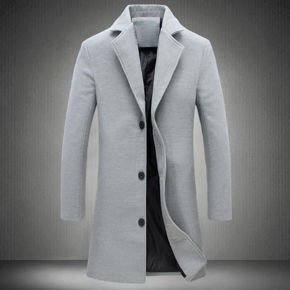 Men's Lightweight&Slim Fit Business Coat