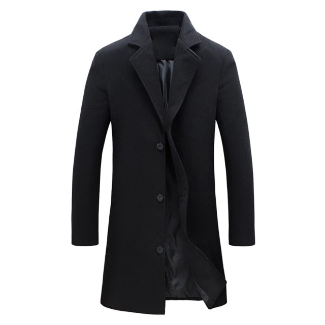 Men's Lightweight&Slim Fit Business Coat