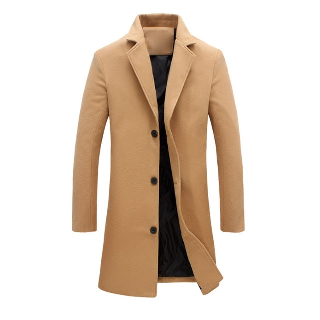 Men's Lightweight&Slim Fit Business Coat