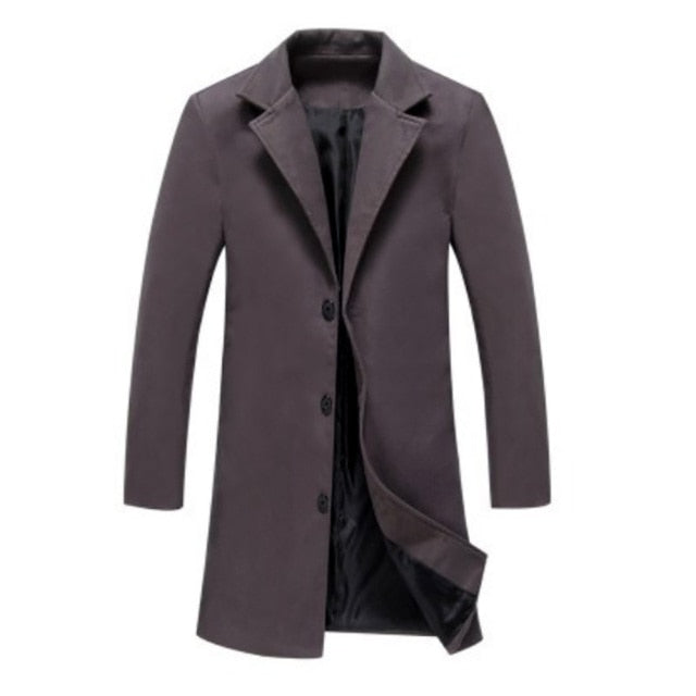 Men's Lightweight&Slim Fit Business Coat