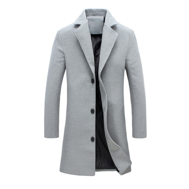 Men's Lightweight&Slim Fit Business Coat